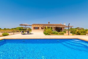 Pool - SON FRED  - Villa with private pool in FELANITX. Free WiFi (Felanitx)