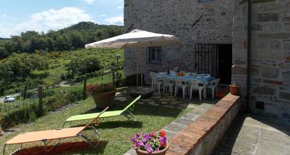 Alleinstehendes Ferienhaus mit privatem Pool, W-LAN, TV, Innenhof, Haustiere erlaubt, Panoramablick