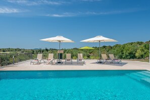 Pool - SON VADOR - Villa with private pool in Santa Margalida. Free WiFi (Santa Margalida)