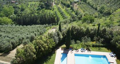 Wohnung mit Pool, W-LAN, Klimaanlage, TV, Haustiere erlaubt, Parkplatz, bei San Gimignano