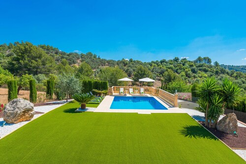 SA TANCA (MANCORINA) - Villa with private pool in Mancor de la Vall. Free WiFi