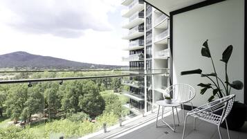 Luxury Apartment, 1 Bedroom, Mountain View (Midtown) | Balcony view