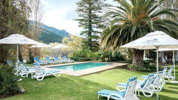 Indoor pool, 2 outdoor pools, pool umbrellas, sun loungers