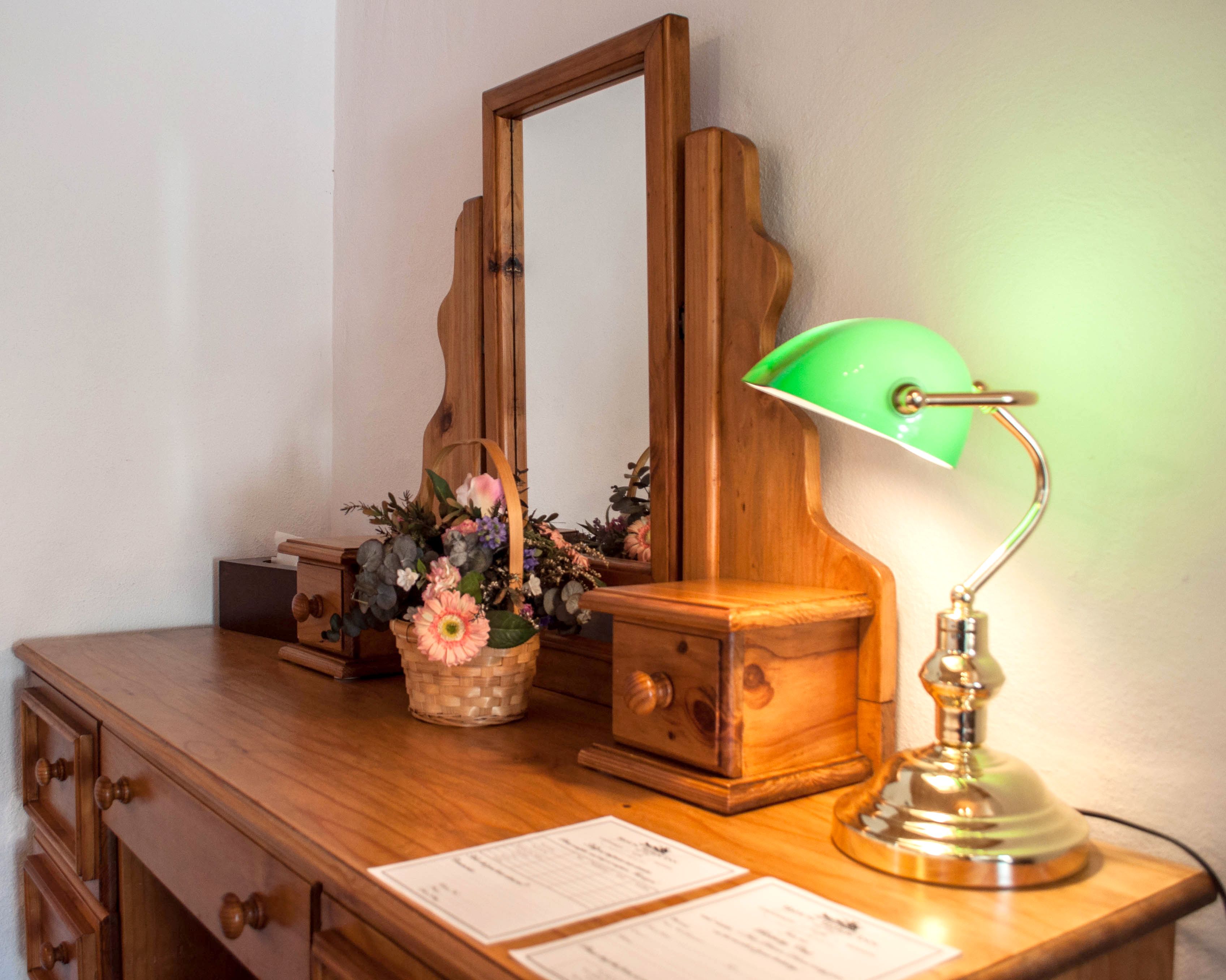 double open plan room | 1 bedroom, in-room safe, desk, free wifi