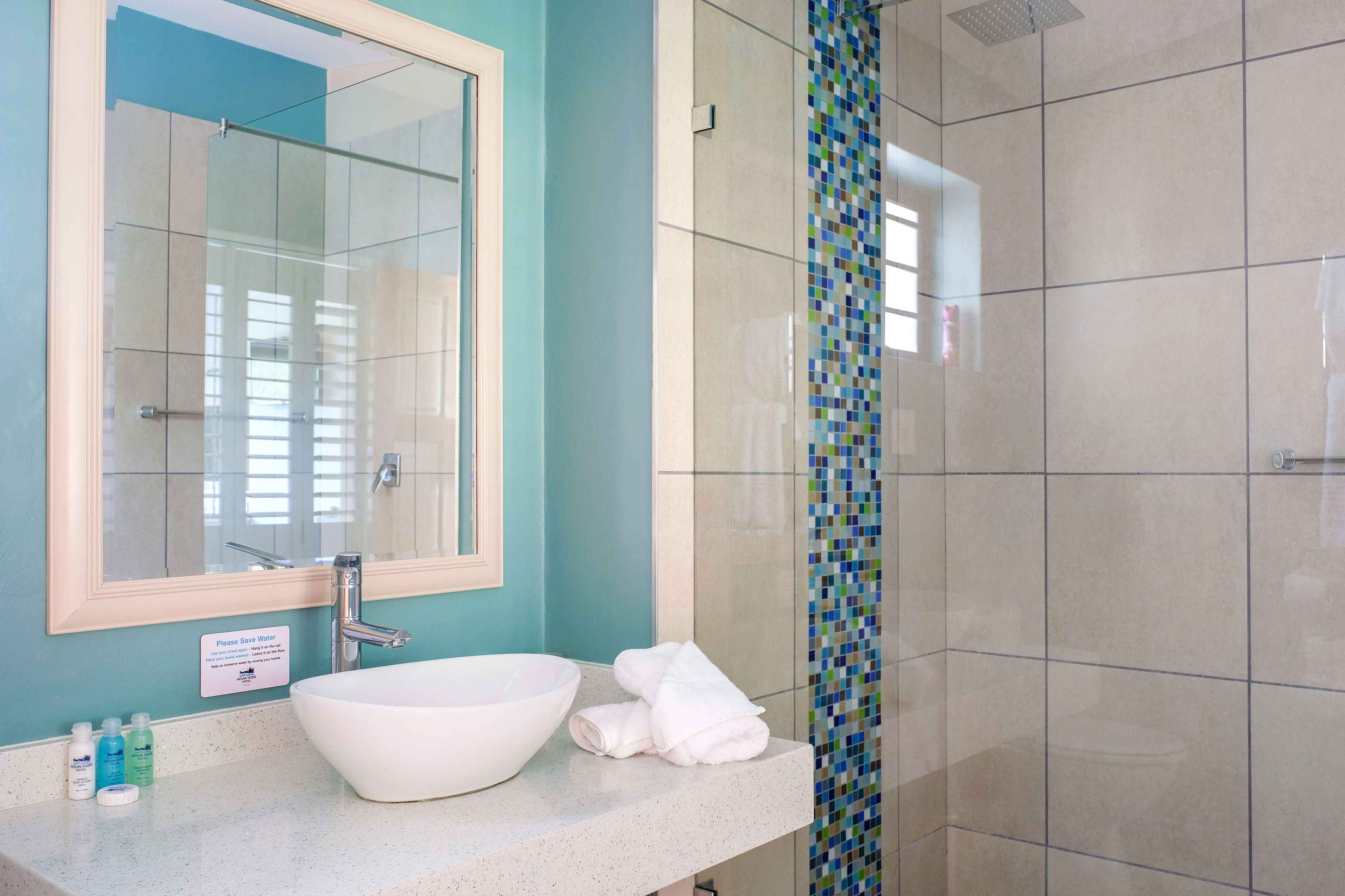 deluxe double room | bathroom amenities | separate bathtub and shower, free toiletries, towels