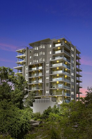 Front of property - evening/night