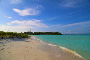 Private beach