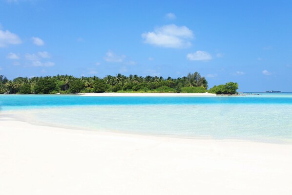Private beach
