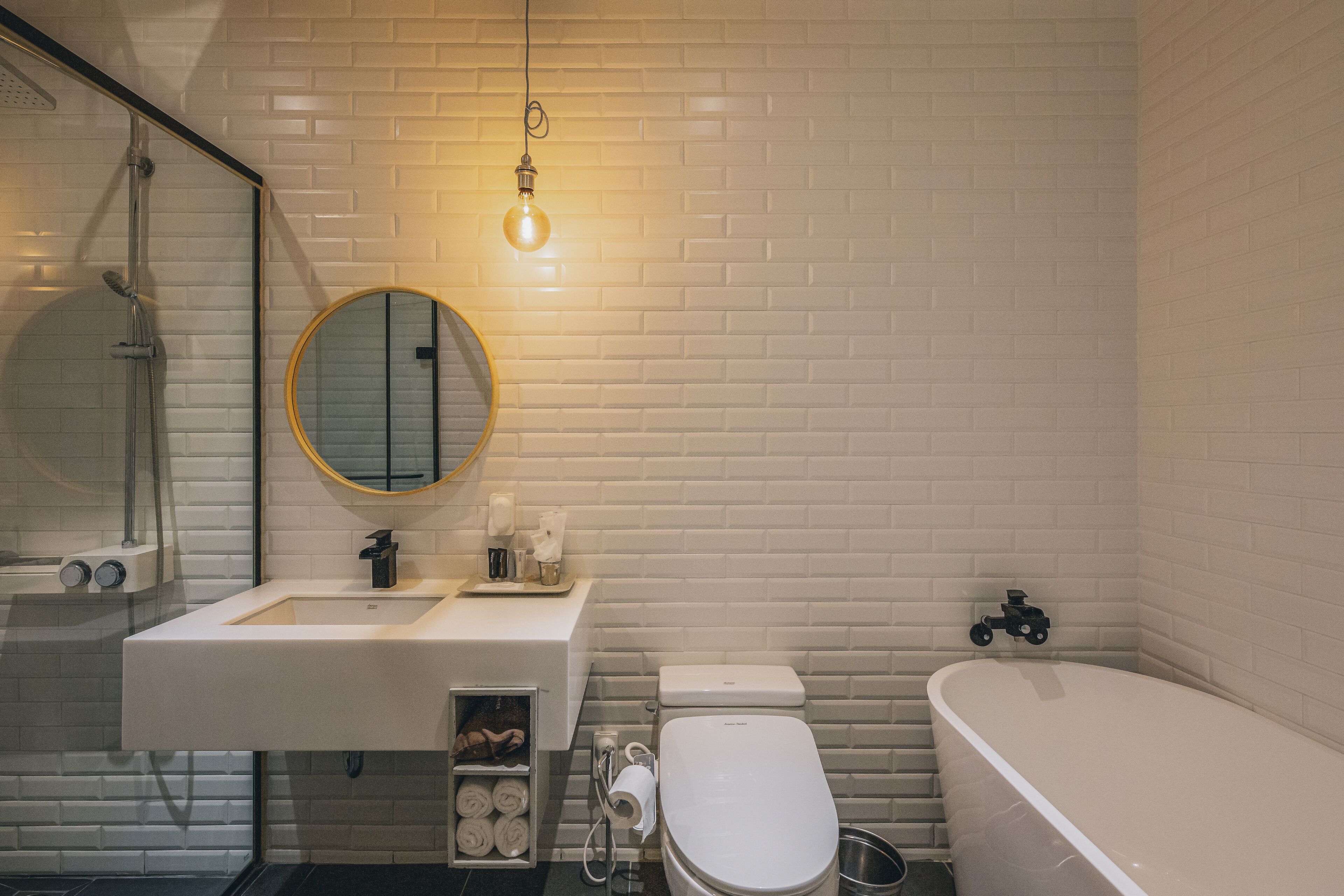 free toiletries, hair dryer, bathrobes, slippers