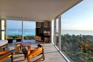 파노라마 스위트 오션 | 1 개의 침실, 암막 커튼, 무료 WiFi