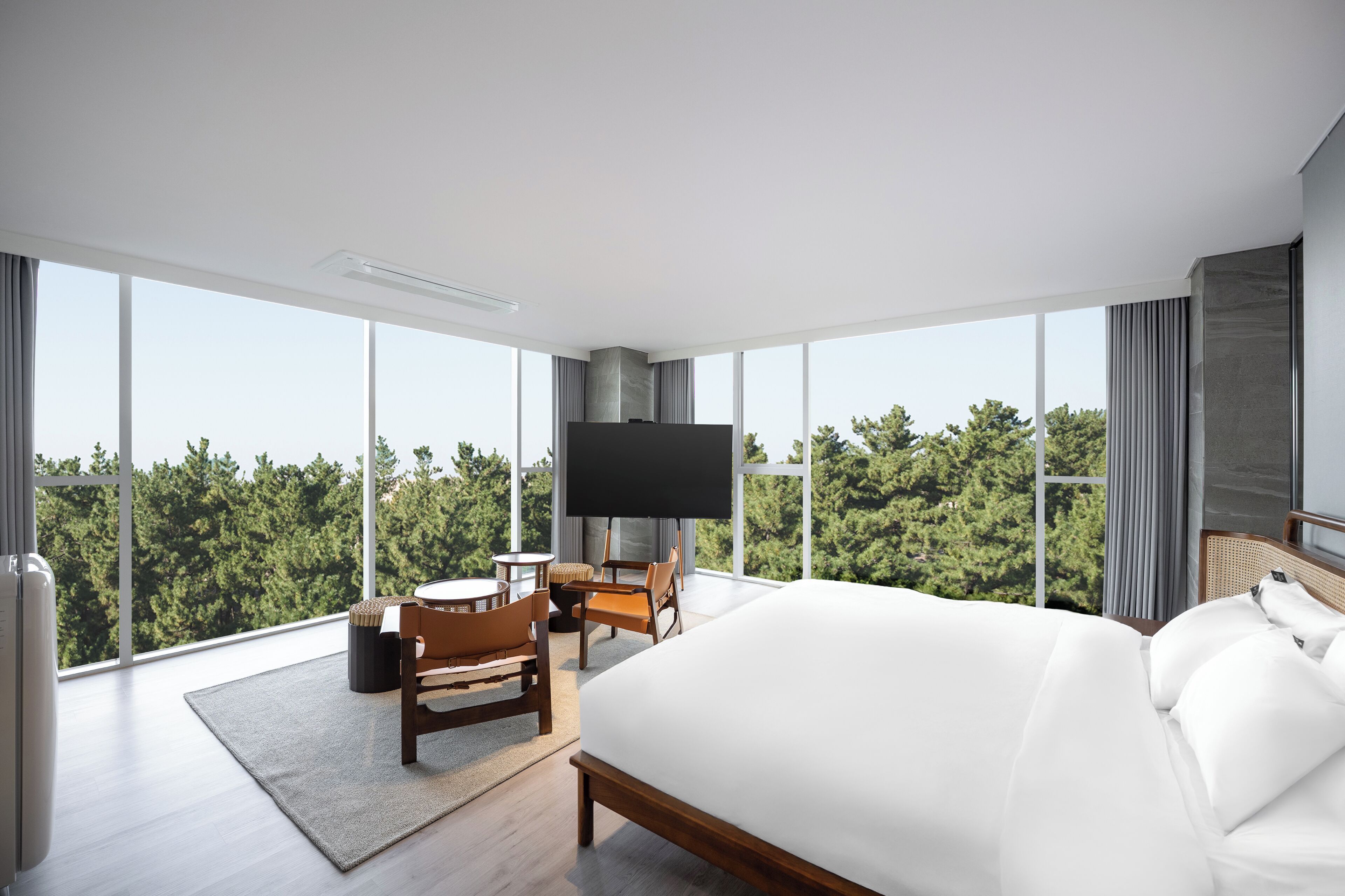 全景套房, 花園景 | 遮光窗簾/窗簾、免費 Wi-Fi