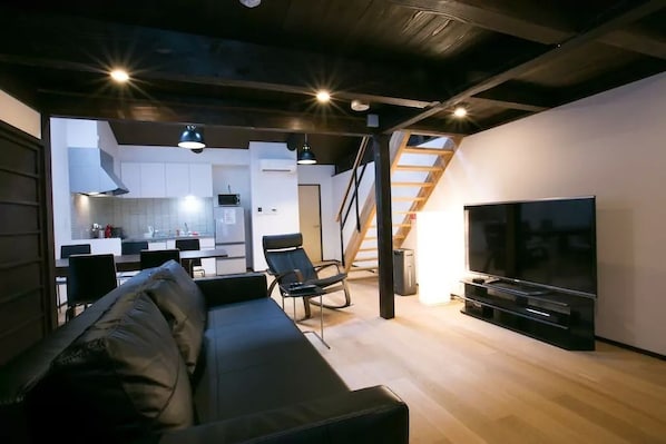 Ferienhaus | Wohnbereich | Flachbildfernseher