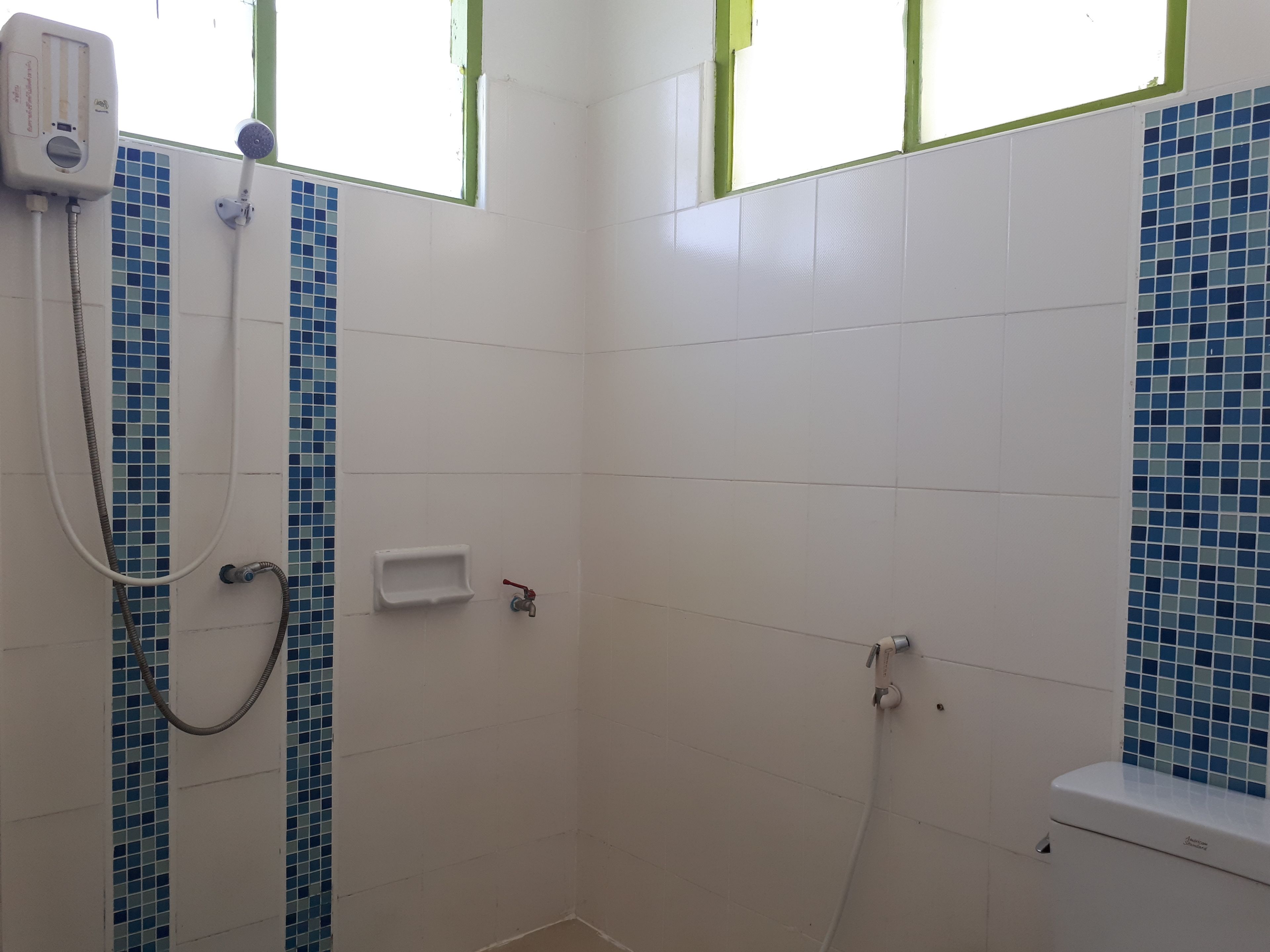 Shower, towels