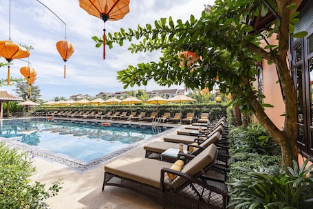Poolside bar. Allegro Hoi An. A Little Luxury Hotel & Spa