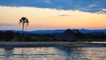 Udsigt fra overnatningsstedet