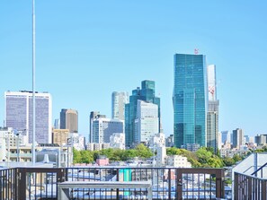 Blick von der Unterkunft