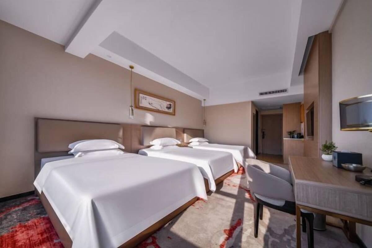 In-room safe, desk, blackout drapes, iron/ironing board