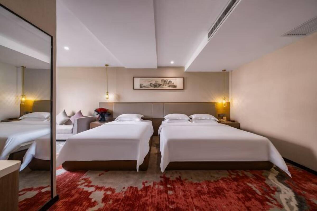 In-room safe, desk, blackout drapes, iron/ironing board