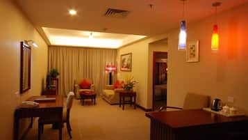 Minibar, in-room safe, desk, blackout curtains