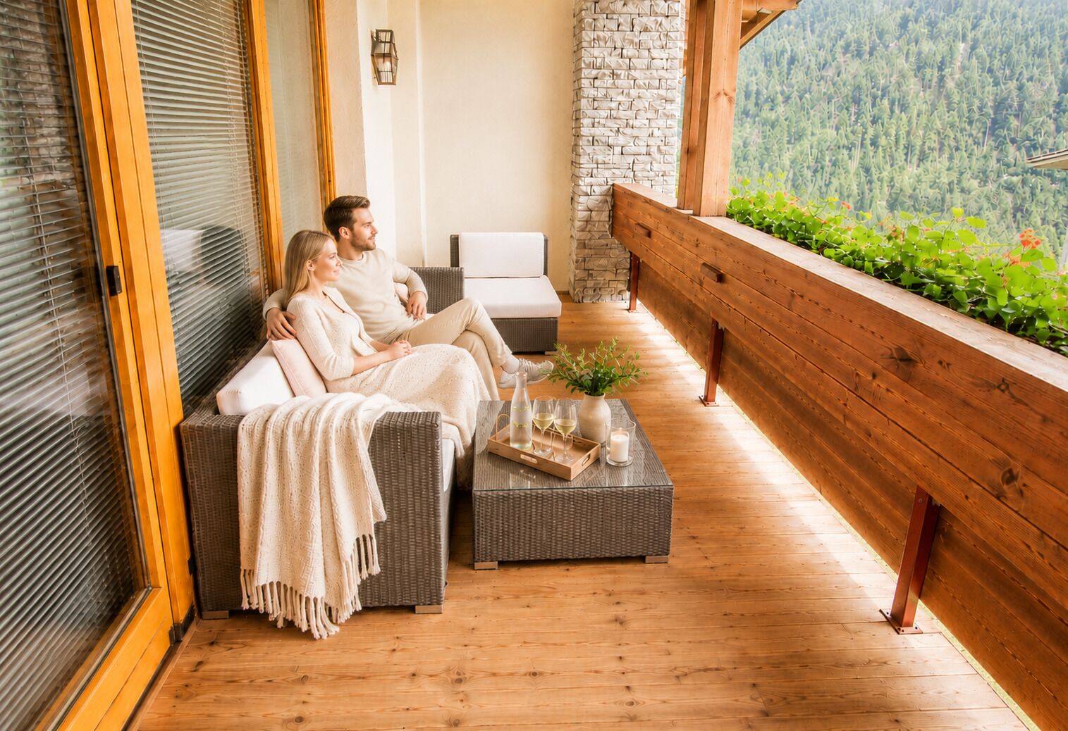 Comfort Apartment, 1 Bedroom, Mountain View, Mountainside | Balcony