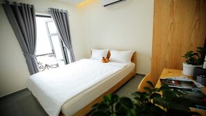 Apartamento, 1 quarto | Escrivaninha, cortinas blackout