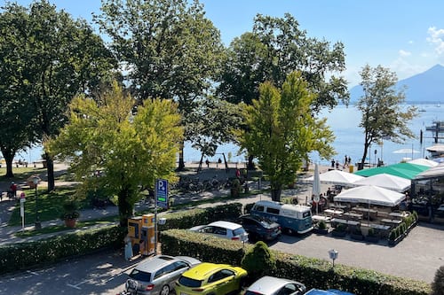 Standard-Doppel- oder -Zweibettzimmer, Balkon, Seeblick | Blick vom Balkon
