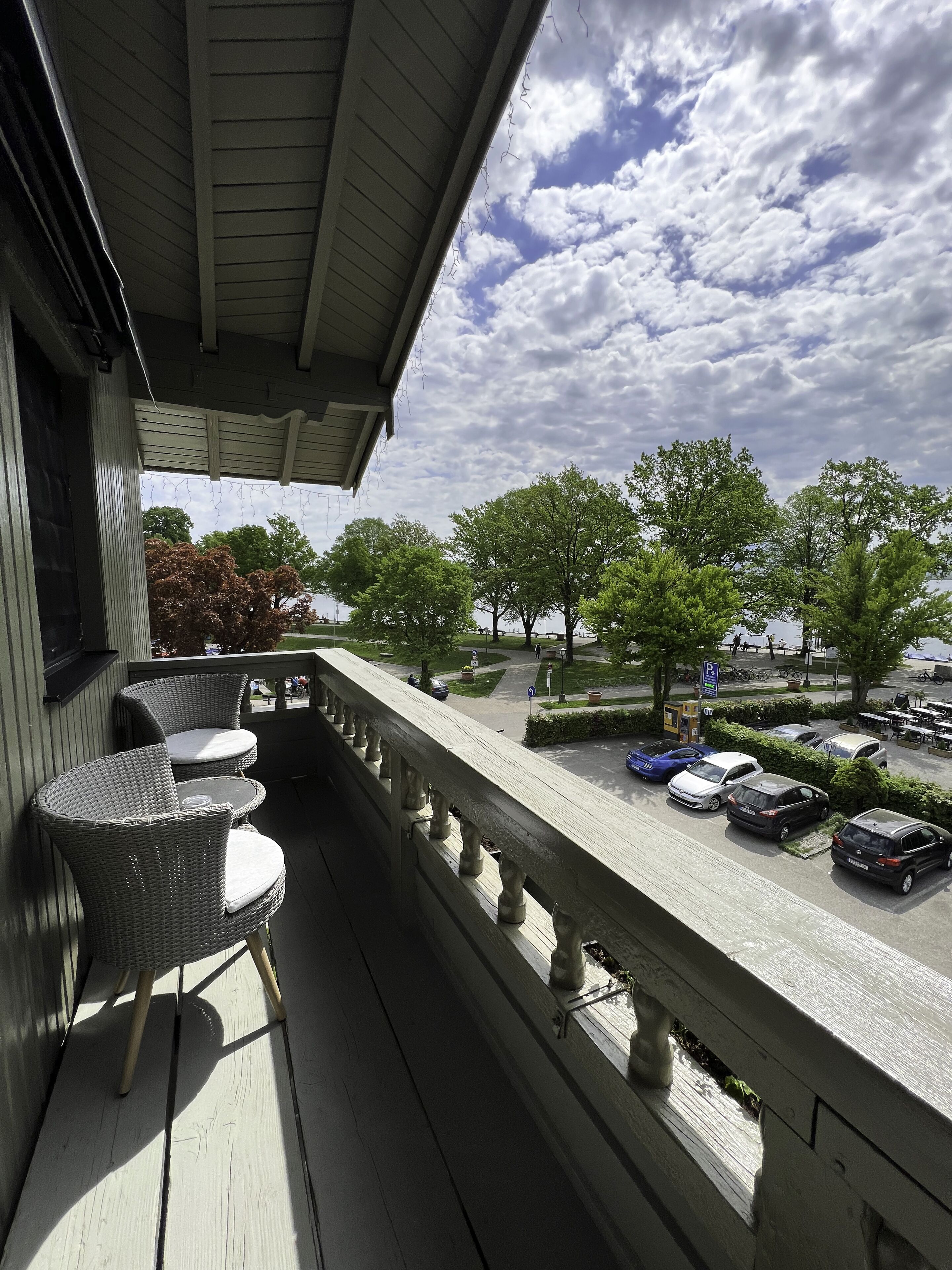 Comfort-Doppelzimmer, Balkon, Seeblick | Balkon