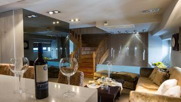 Sala de estar en el lobby