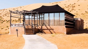 Luxury Pool Tent | 1 bedroom, premium bedding, pillowtop beds, minibar