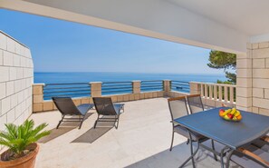 Apartment, 1 Bedroom, Terrace, Sea View | Terrace/patio - Big Blue Apartments (Dubrovnik)