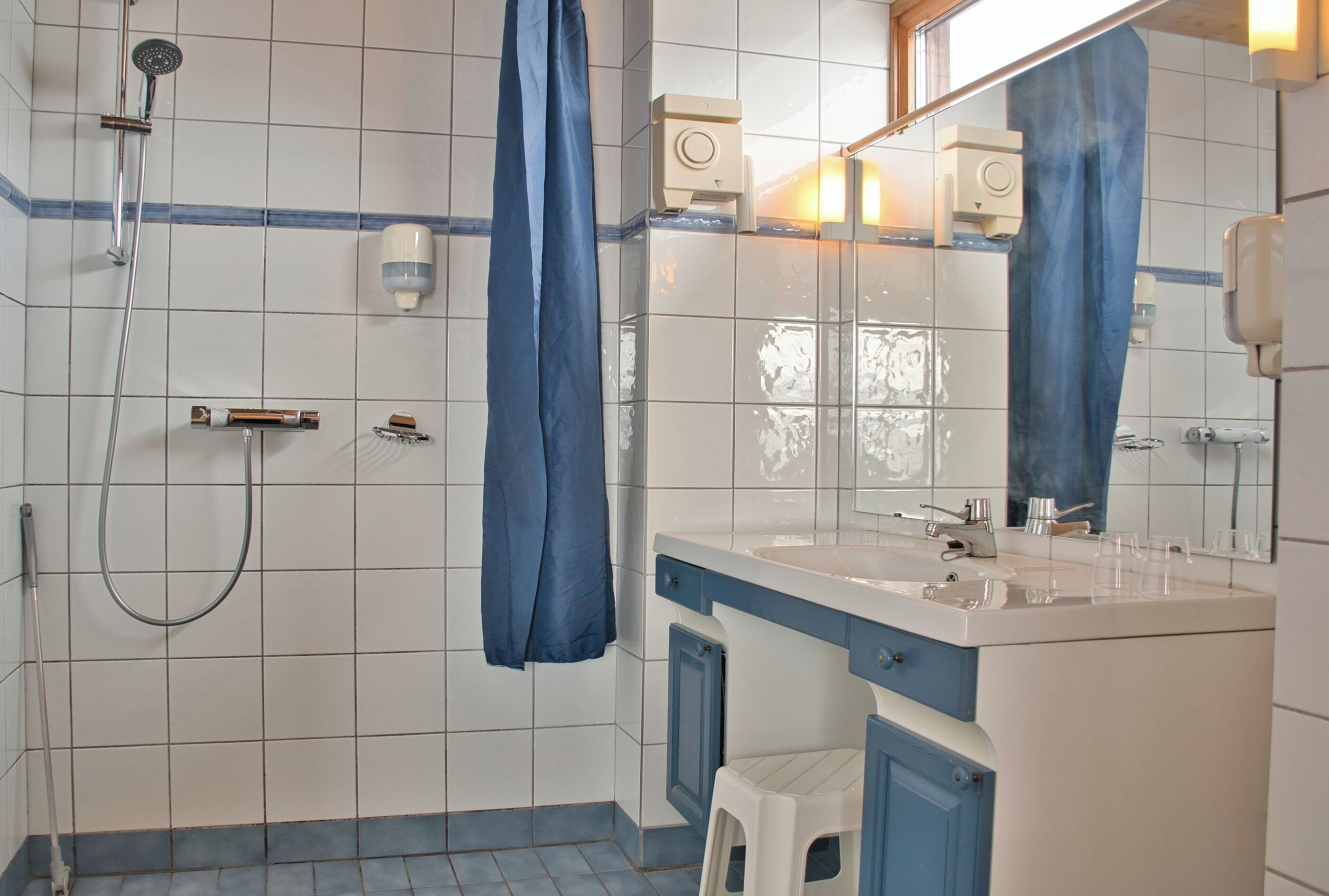 double room | bathroom | hair dryer, towels