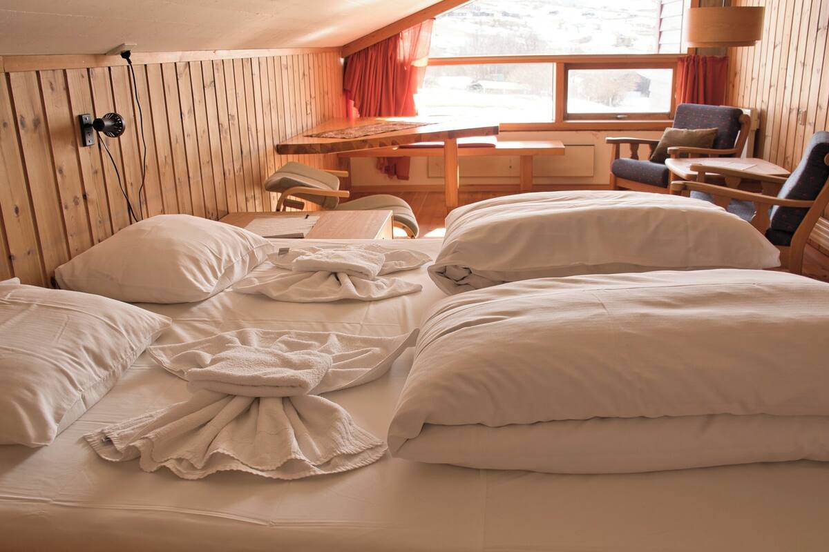 double room | 1 bedroom, blackout curtains, iron/ironing board, cots/infant beds