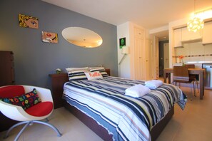 开间, 高尔夫景观 | 熨斗/熨衣板、婴儿床、免费 WiFi、床单