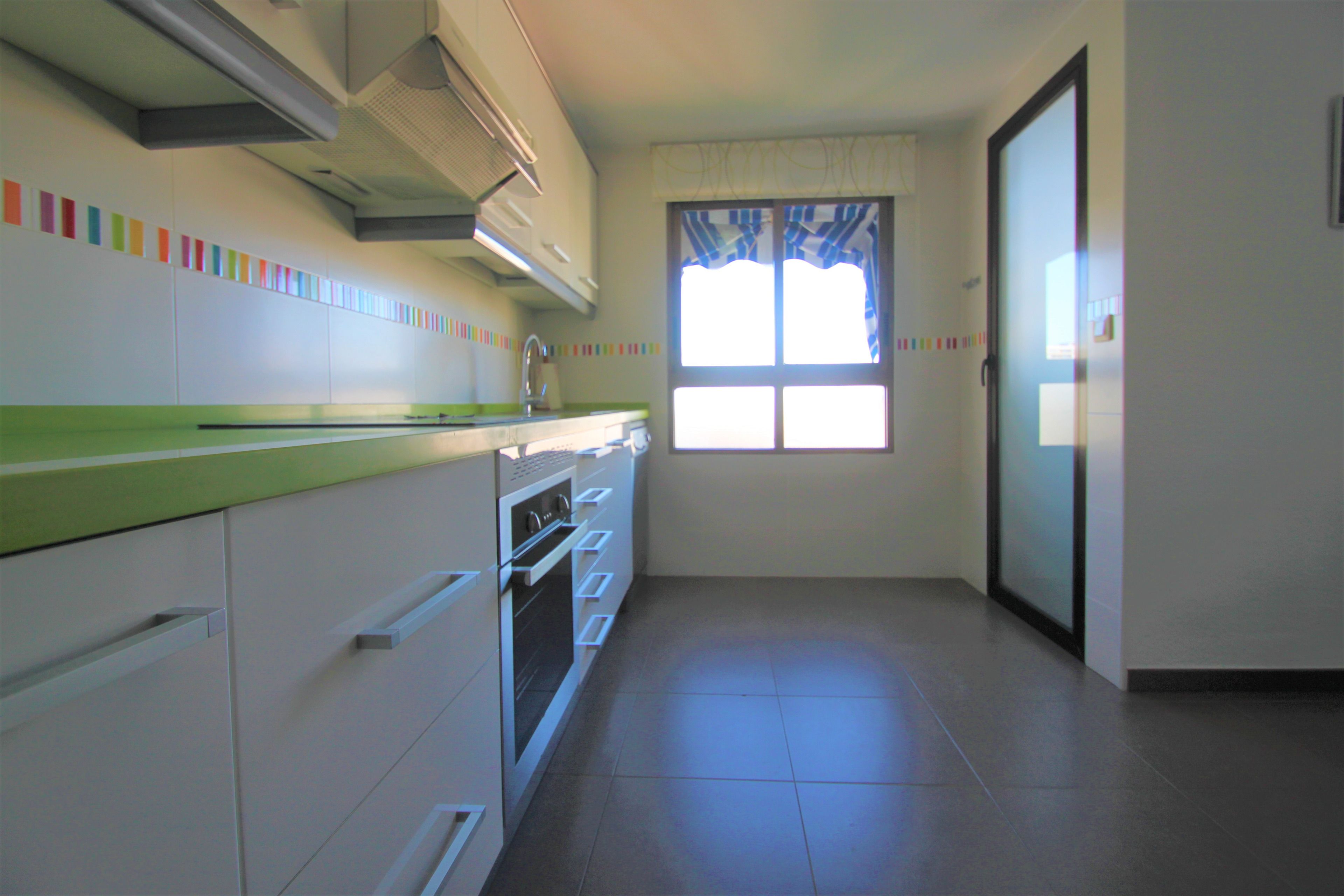 Apartment, 3 Bedrooms, Terrace | Private kitchen | Fridge, microwave, oven, stovetop