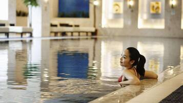 Indoor pool, outdoor pool