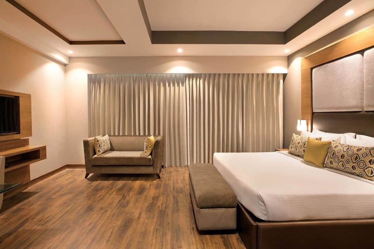 Studio Suite | 1 kamar tidur, brankas, meja kerja, dan tirai kedap cahaya