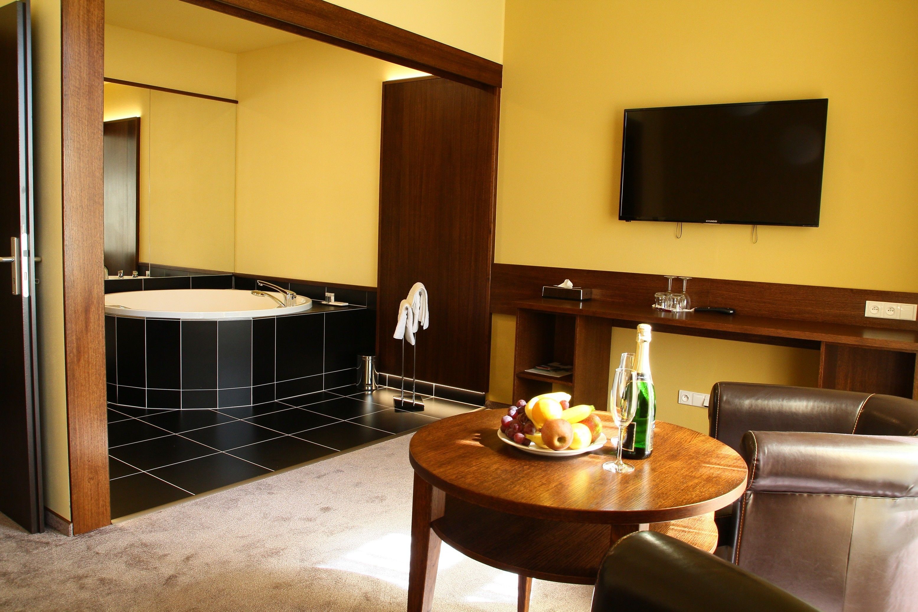 desk, blackout curtains, soundproofing, iron/ironing board