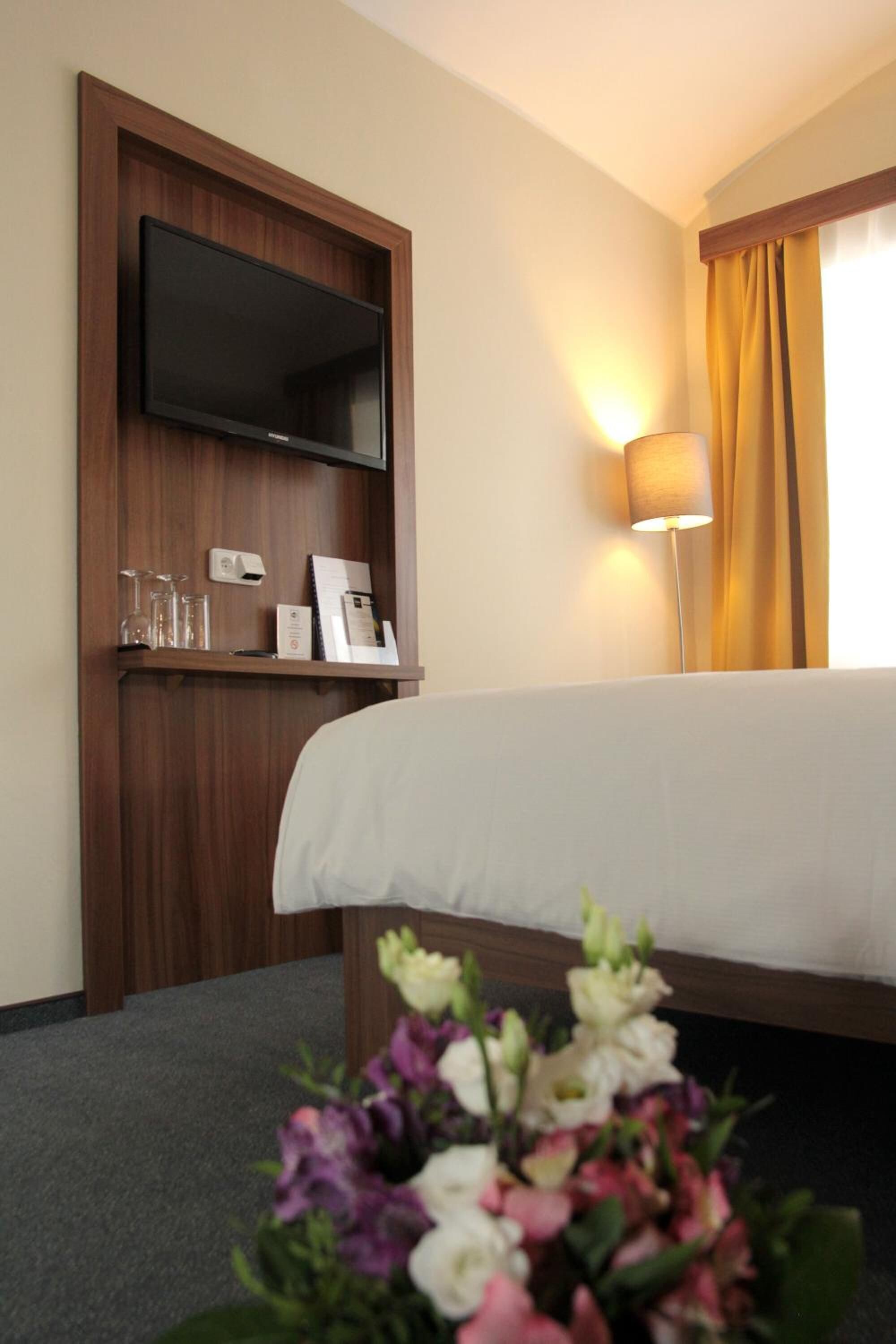 desk, blackout curtains, soundproofing, iron/ironing board