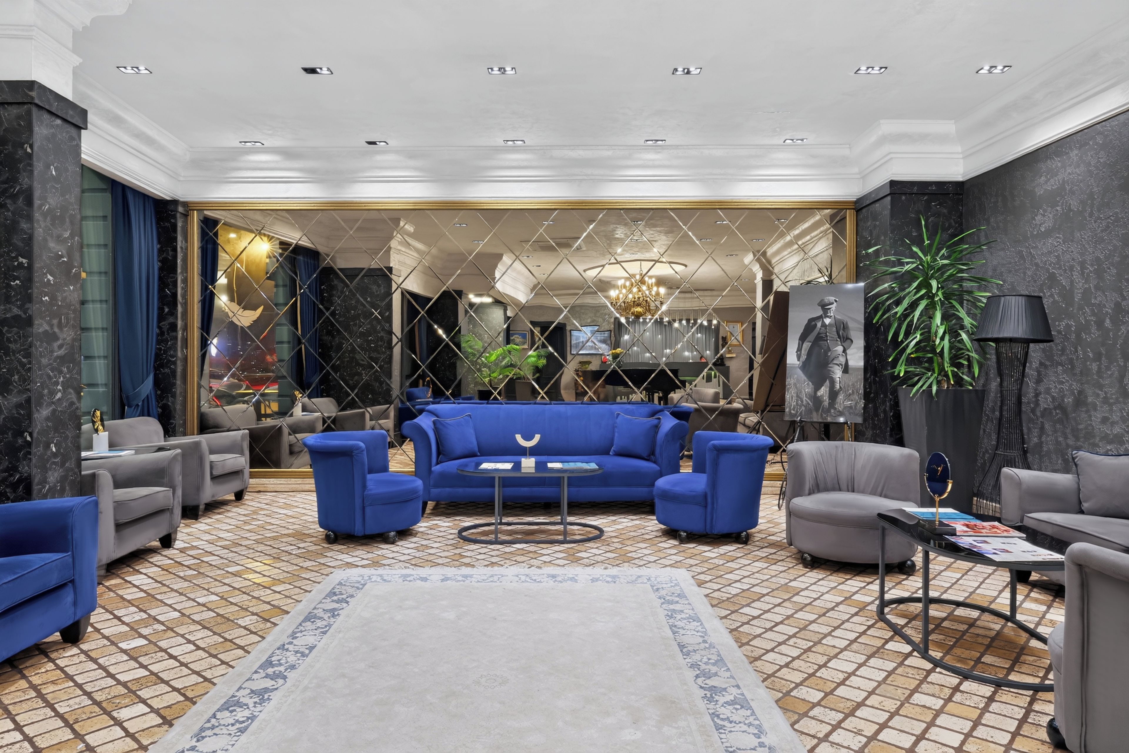 Lobby sitting area