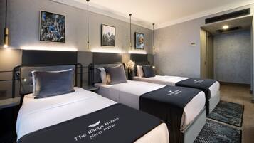 Triple Room | Premium bedding, memory-foam beds, minibar, in-room safe