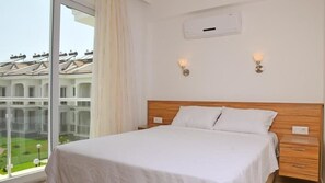 1 bedroom, desk, iron/ironing board