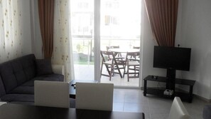 Apartment, 1 Bedroom | Living room | LCD TV - Legend Apartments (Fethiye)