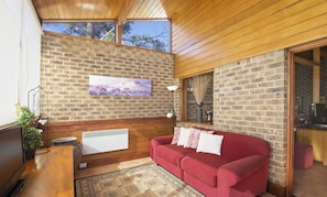 Maison mitoyenne, 3 chambres, vue lac | Salle de séjour