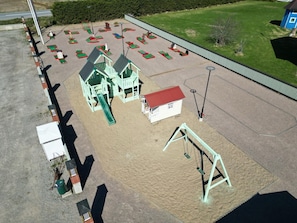 Children’s play area – outdoor - Wanhat Wehkeet - Myllyjoki Camping (Karstula)