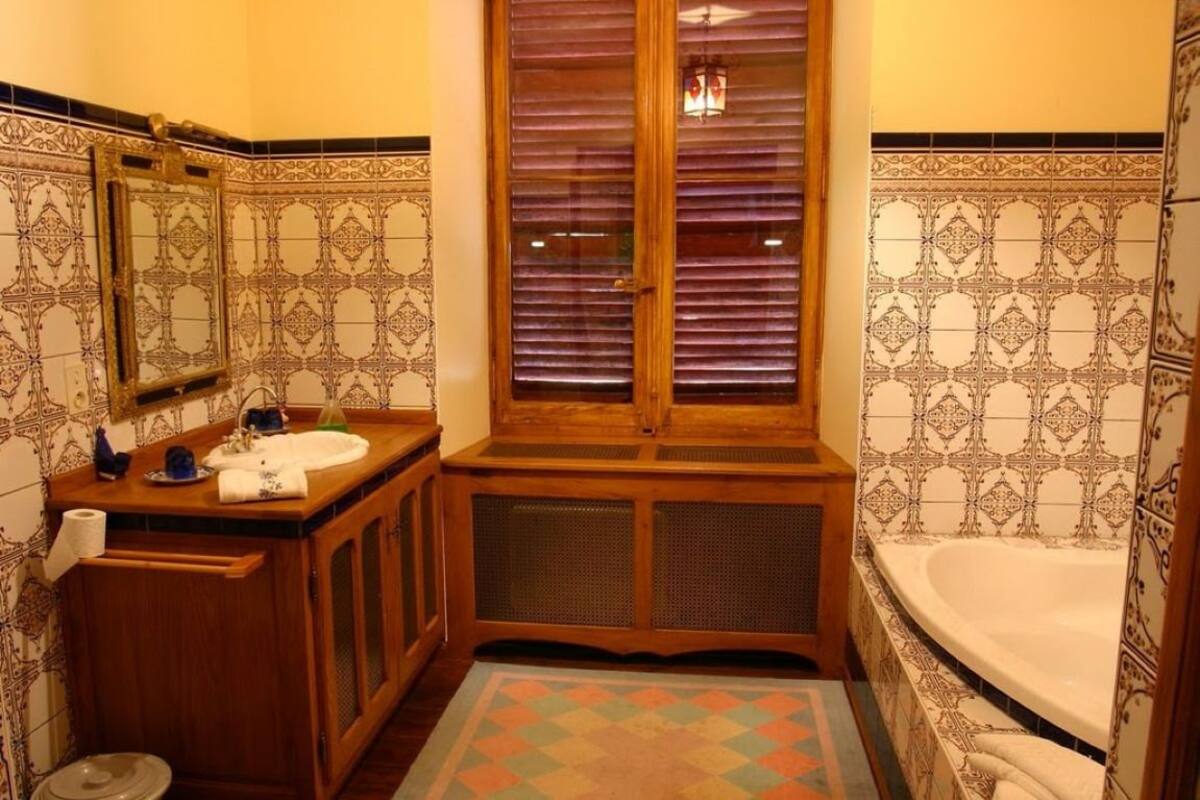 family room | bathroom | free toiletries, hair dryer, towels