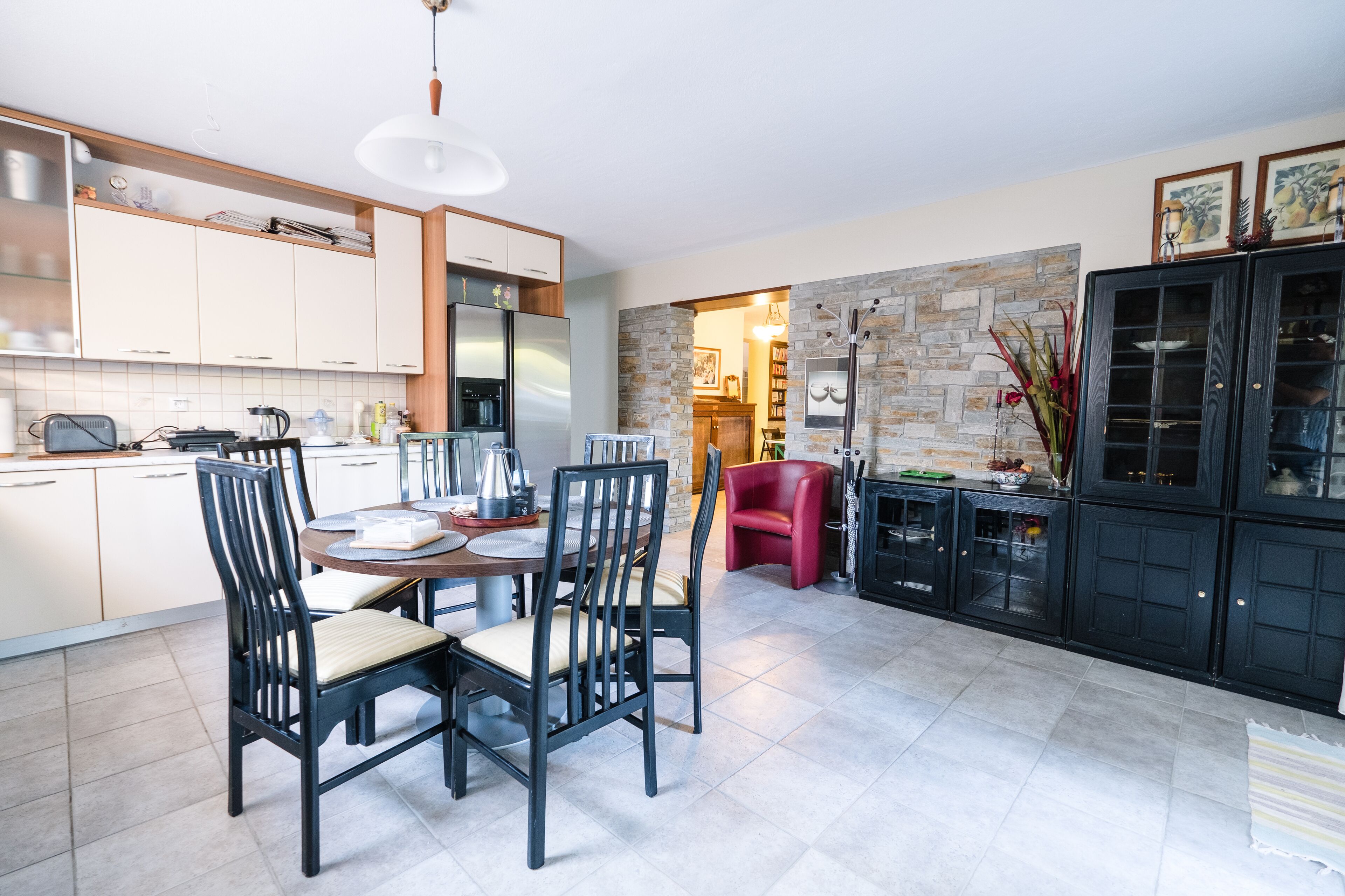 Deluxe-Villa, 5 Schlafzimmer, Strandnähe | Essbereich im Zimmer