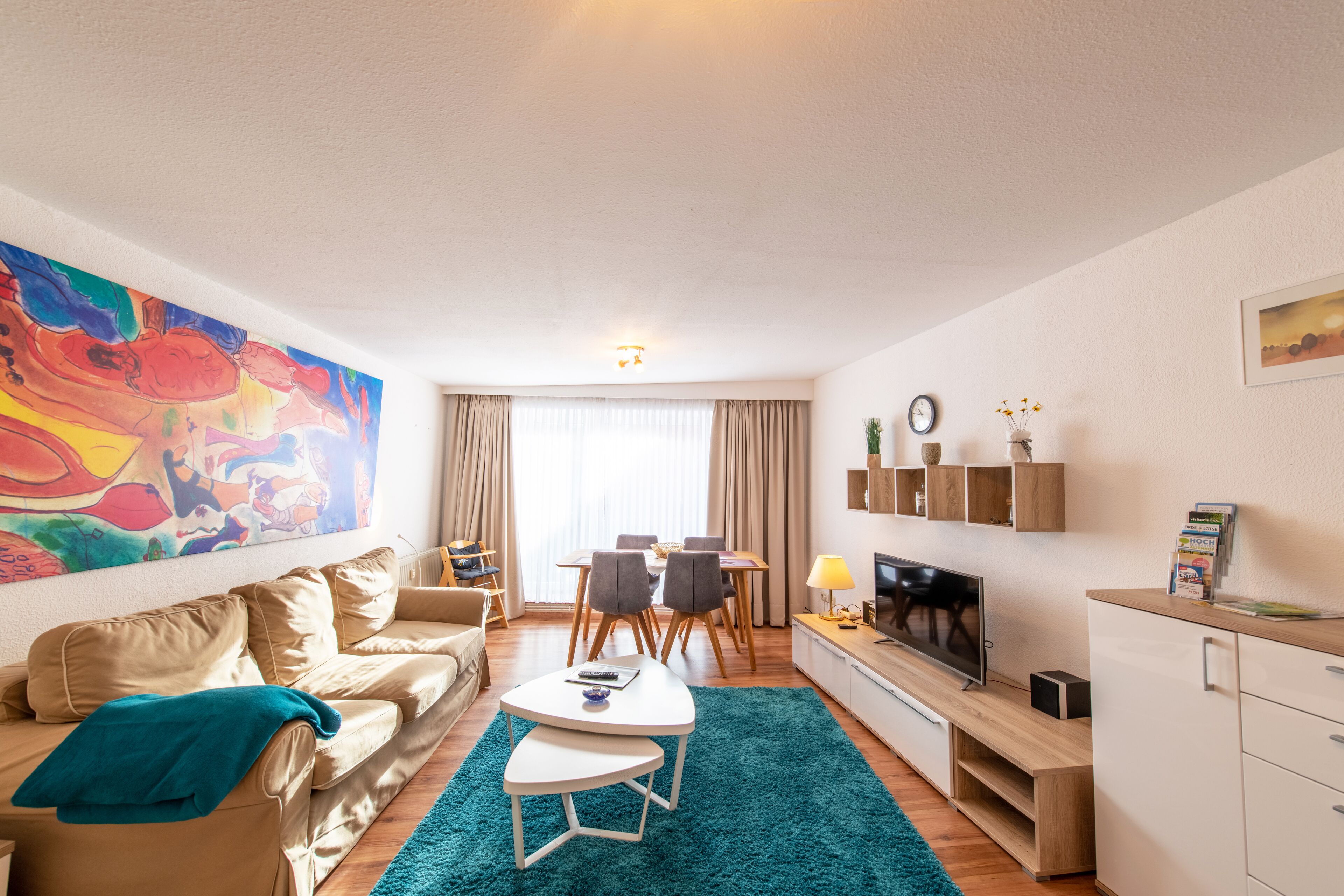 Comfort-Apartment, 1 King-Bett (5) | Wohnbereich | Flachbildfernseher