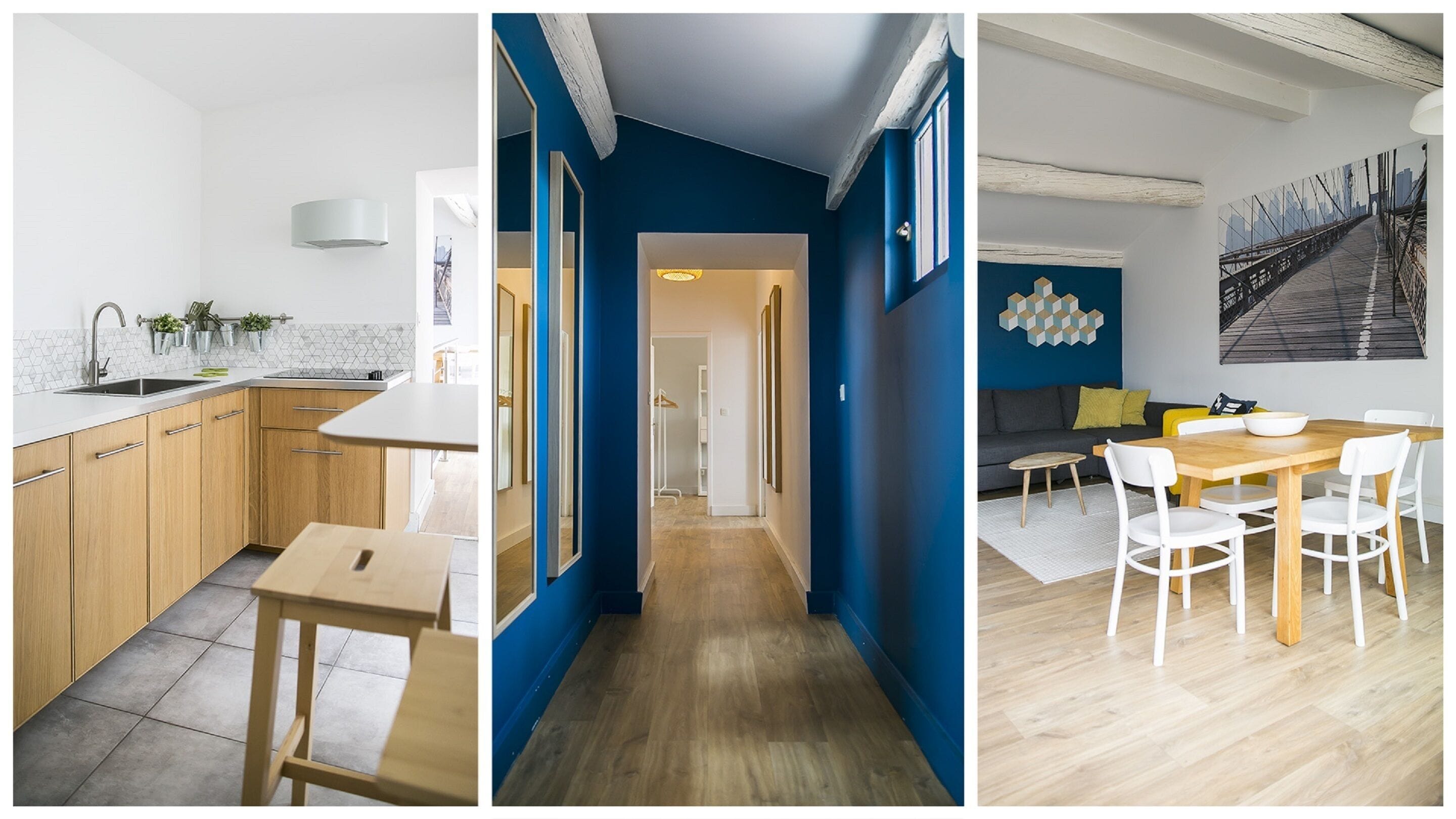Appartement, 2 chambres, terrasse | Décoration personnalisée, bureau, chambres insonorisées