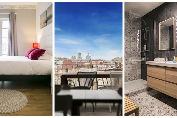 Apartemen, 2 kamar tidur, teras | Didekorasi berbeda-beda, meja kerja, dan kedap suara