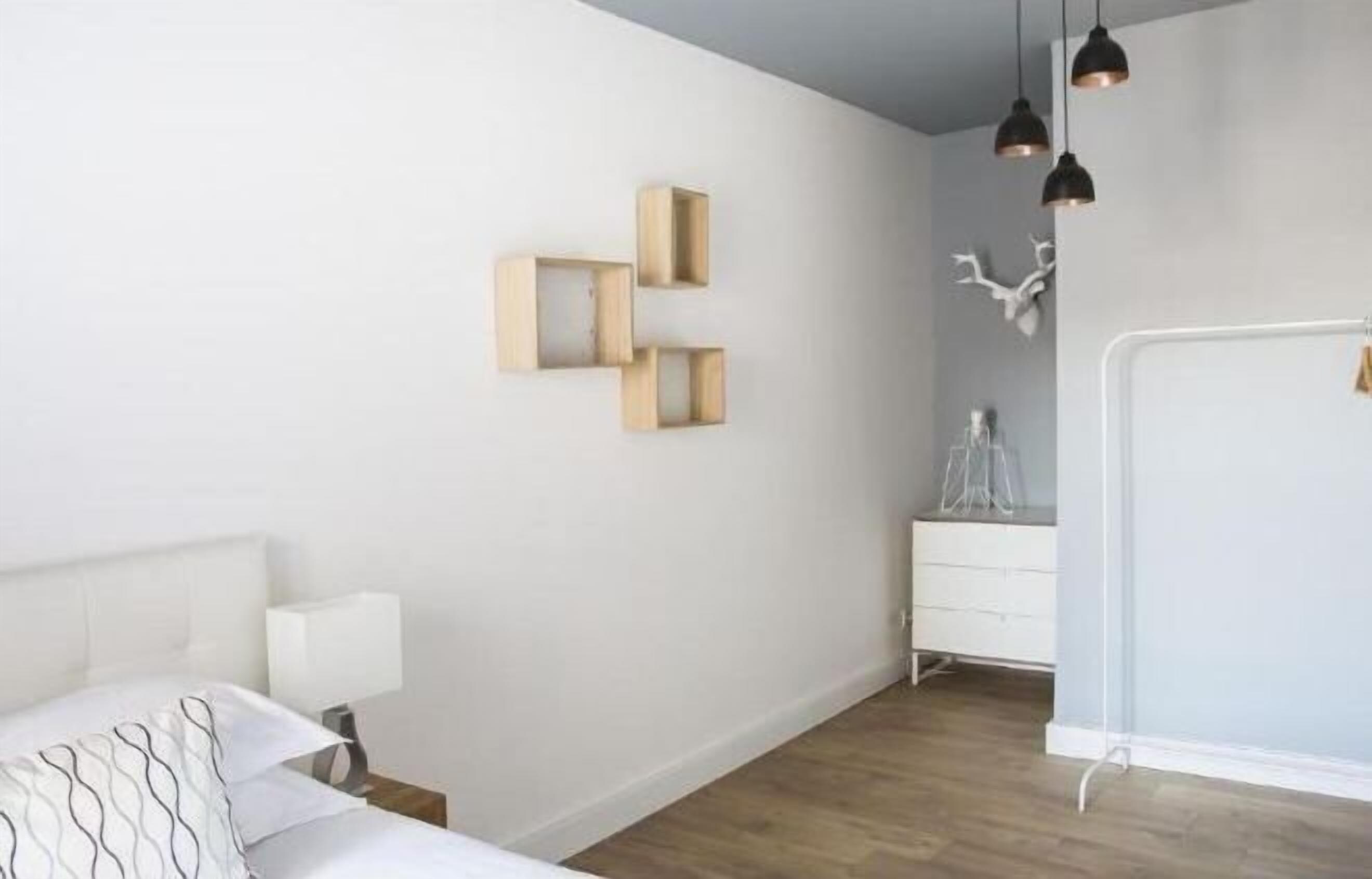 Individually decorated, desk, soundproofing, iron/ironing board